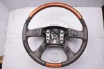 Gmc 2003-06 Cadillac Escalade Gray Leather Wood Grain Steering Wheel. Fixed Price $59.99.