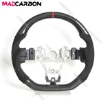 Real Carbon Fiber Steering Wheel Black Alcantara Fits Subaru Wrx Sti S209 15-21. Fixed Price $359.00.