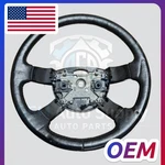 Land Rover Range Steering Wheel Trim Cover Black Oem 03-09. Fixed Price $46.80.
