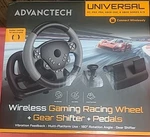 Universal Advance Tech Wireless Gaming Racing Wheel+ Gear Shifter +pedals. New. Fixed Price $260.00.