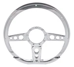 Billet Specialties Steering Wheel 14IN D- Shape Trans Am Polished 29427. Fixed Price $662.05.