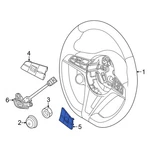For Dodge Hornet 2023-2025 7MU54LXHAA Steering Wheel Radio Controls. Fixed Price $108.10.