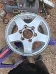 Full Set Of 4 Gm 15-INCH, 5-SPOKE, 6-LUG, Silver Aluminum Alloy Wheel. Fixed Price $300.00.
