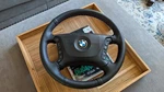 01-03 Bmw E39 5 Series Leather Complete Steering Wheel Oem. Fixed Price $495.00.