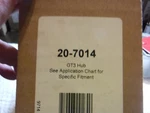 Gt Performance 20-7014 3 Hub. Fixed Price $26.25.