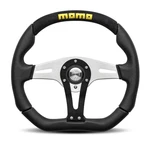 Momo Trek 350MM Steering Wheel Black Leather Racing Jdm Genuine V Kba Nos Rare. Fixed Price $199.95.