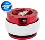 Nrg Quick Release Gen 2.1 Pyramid Series Red Body/white + Hardware SRK-210RD-GL. Fixed Price $159.50.