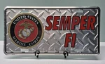 United States Marine Corps License Plate Embossed Aluminum Car Tag Semper Fi. Fixed Price $14.39.