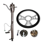 Auto 32" Tilt Steering Column & 14" Cruisin Style Wheel Smooth Horn Button. Fixed Price $285.68.
