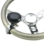 Black Retro Series Adjustable Suicide Brody Knob Opaque American Shifter Truck. Fixed Price $70.09.