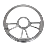 Billet Specialties 30425 - Half Wrap Steering Wheel Vintec 14". Fixed Price $350.95.