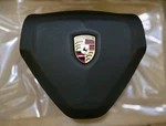 99780308920A34 Porsche 987 Cover For Base Steering Wheel Black New Horn Button. Fixed Price $796.93.