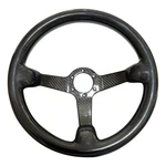 Hiwowsport 350MM Genuine Carbon Fiber Racing 3" Depth Steering Wheel Black Us. Fixed Price $106.99.