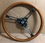 Brown Wood/chrome 360MM RST-360SL Classic Nrg Steering Wheel+horn Button **. Fixed Price $159.99.