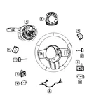 Genuine Mopar Steering Wheel Wiring 68164698AA. Fixed Price $97.70.