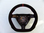 Porsche 911, 997, Steering Wheel, Flat Bottom, Ergonomic Inlays, New Alcantara. Fixed Price $845.00.