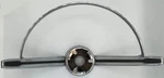 1966-67 Chrysler 300 Imperial New Yorker Chrome Steering Wheel Horn Oem. Fixed Price $75.00.
