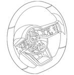 Genuine Nissan Steering Wheel 48430-6TA5B. Fixed Price $721.88.