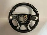 17 18 19 Gmc Acadia Steering Wheel Black Leather Wrapped -needs New Wire Harness. Fixed Price $49.00.
