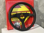 Genuine New Momo Italy Steering Montecarlo 350MM Red Logo. Fixed Price $588.00.