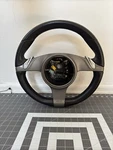 Porsche Leather Steering Wheel Black Boxster Cayman 911 Carrera Oem 2009-2012. Fixed Price $80.00.