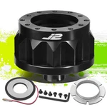 2" Black Aluminum Steering Wheel 6-HOLE Hub Adapter For Civic Crx Integra 88-93. Fixed Price $35.00.