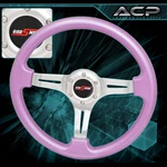 Hello Kitty Pink Trim Streak Style Silver Center Steering Wheel Godsnow Horn. Fixed Price $77.49.
