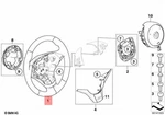 Genuine Bmw M6 E60 E63 E64 M5 Sports Steering-wheel Leather 32342283933. Fixed Price $1079.46.