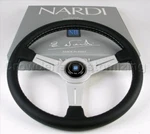 Nardi Steering Wheel Classic 360 Mm Black Leather White Spokes. Fixed Price $480.25.