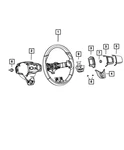Genuine Mopar Steering Wheel Bezel Right 5LS97JXPAA. Fixed Price $33.46.