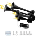 Train Air Horn Kit W/compressor 12V 185DB For Truck Car 4 Speakers Super Loud. Fixed Price $32.99.