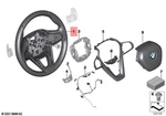 Genuine Bmw G11 G12 725D Sport Strng Wheel Leather Shift Paddles 32306871738. Fixed Price $1194.86.