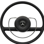 New Leather Steering Wheel For Mercedes W108 W109 W111 W113 W114 W115 Black Oem. Fixed Price $1344.25.