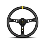 Momo Steering Wheel Mod 07 Black Leather. Fixed Price $249.00.