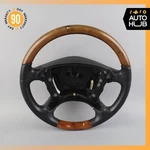 03-09 Mercedes R230 SL550 CLK320 CLK550 Steering Wheel Walnut Wood Black Oem. Fixed Price $258.23.