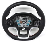 Oem Steering Wheel Ford Explorer St-line Black Leather With Red Stitching. Fixed Price $280.00.
