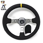 New Reinforced Nrg Innovations Steering Wheel RST-006GM-Y + Uspl Air Freshener. Fixed Price $127.30.