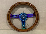 Nrg ST-310BRB-MC Steering Wheel Dark Wood Grain 310MM Neo Chrome Center New. Fixed Price $140.00.