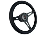 1990-96 C4 Corvette Black Leather Steering Wheel Slot Kit, Non Telescopic. Fixed Price $360.79.