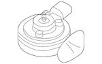 Genuine Audi Low Note Horn 8K0-951-221. Fixed Price $149.41.