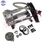 Small 150 Psi Air Compressor /4 Hose Kit 12V For Train Horns Bag Suspension. Fixed Price $108.86.