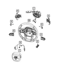 Genuine Mopar Steering Wheel Wiring 68406193AA. Fixed Price $42.53.