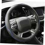 Rueesh Microfiber Leather Steering Wheel Cover (14.5"-15" Diameter) Blue Line. Fixed Price $19.98.