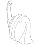 Genuine Nissan Low Note Horn 25620-JM05A. Fixed Price $93.19.