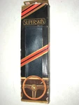 Blue Superskin Leather Steering Wheel Cover, Superior # 58-0650L, 05-1600L. Fixed Price $23.95.