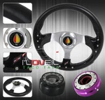 Steering Wheel + Purple Slim Quick Release Hub Adapter For Maxima Altima Se-r. Fixed Price $47.99.