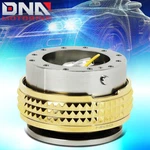 Nrg SRK-210GM-CG Aluminum Steering Wheel Quick Release Gun Metal/gold Pyramid. Fixed Price $145.00.