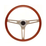 Gt Performance 36-5457 Slotted Wood Steering Wheel Ss Spoke With Horn Button. Fixed Price $160.00.