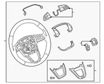 Genuine Audi Steering Wheel 4M8-419-091-AK-RVM. Fixed Price $1386.67.