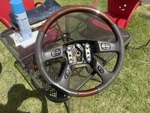 03-06 Cadillac Escalade Steering Wheel W/controls Oem Tan Neutral Woodgrain. Fixed Price $125.00.